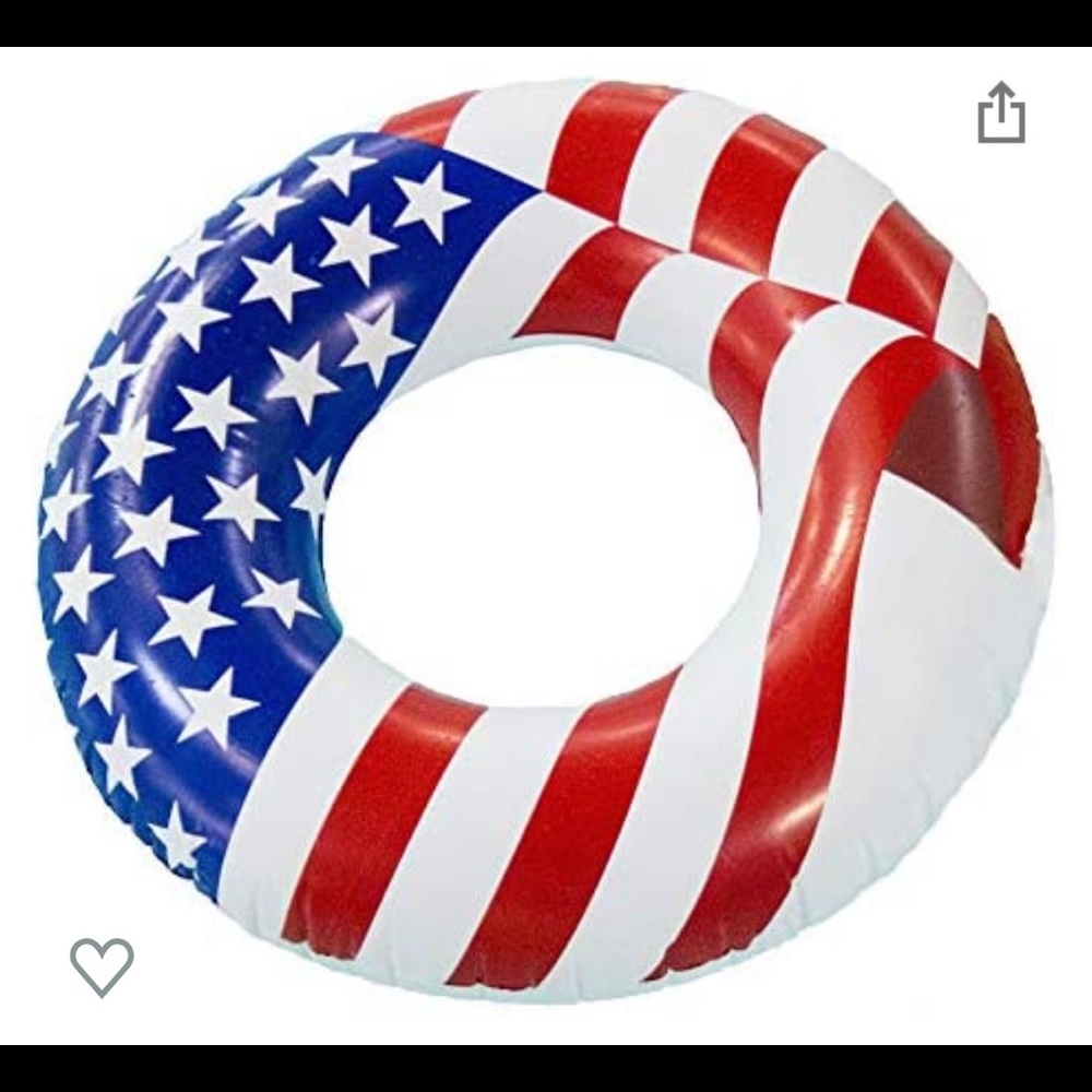 American Flag Pool Tube Float